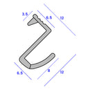 White 12mm Flipper Weatherstrip Ultimate Draught & Water Seal for Windows & Doors