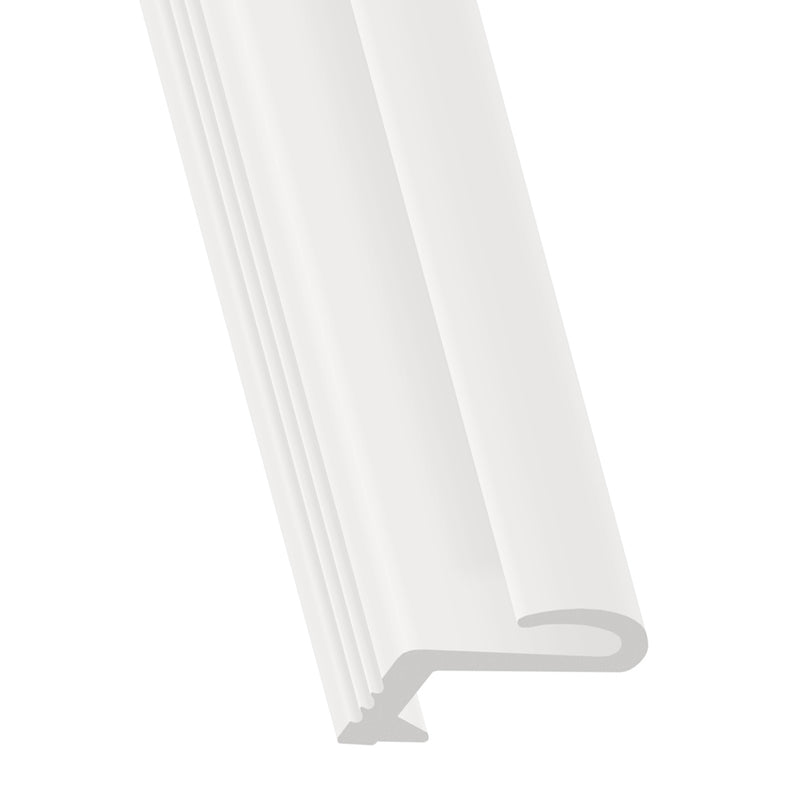 White 12mm Flipper Weatherstrip Ultimate Draught & Water Seal for Windows & Doors