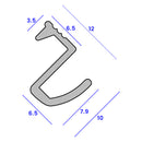 Brown 10mm Weatherproof Flipper Seal Perfect for Timber Casement & Sash Windows