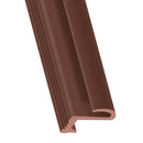 Brown 12mm Angled Flipper Weatherseal High-Performance Draught & Water Seal for Windows