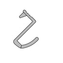 Brown 12mm Angled Flipper Weatherseal High-Performance Draught & Water Seal for Windows