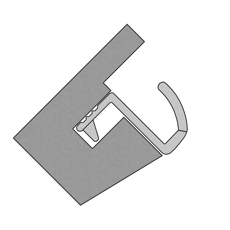 Brown 12mm Angled Flipper Weatherseal High-Performance Draught & Water Seal for Windows
