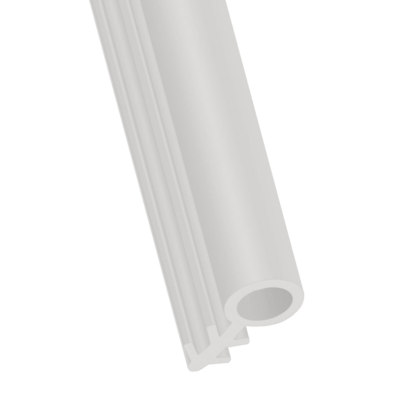 White Bubble Weather Seal 5mm Bulb for Timber Frames - Per Metre