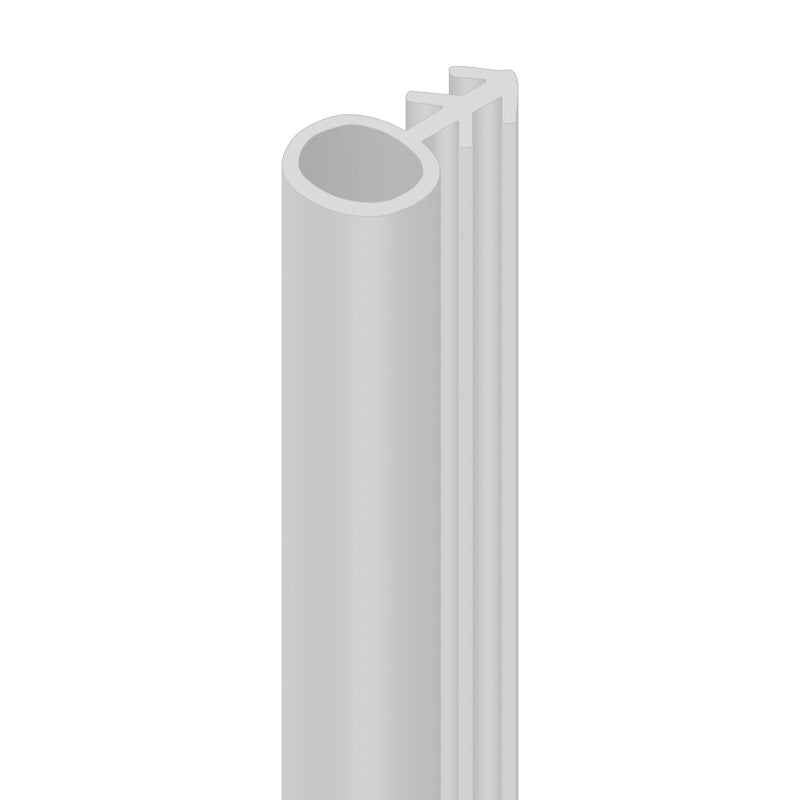 High-Performance White Timber Bubble Seal 6mm Bulb Superior Draft & Water Protection