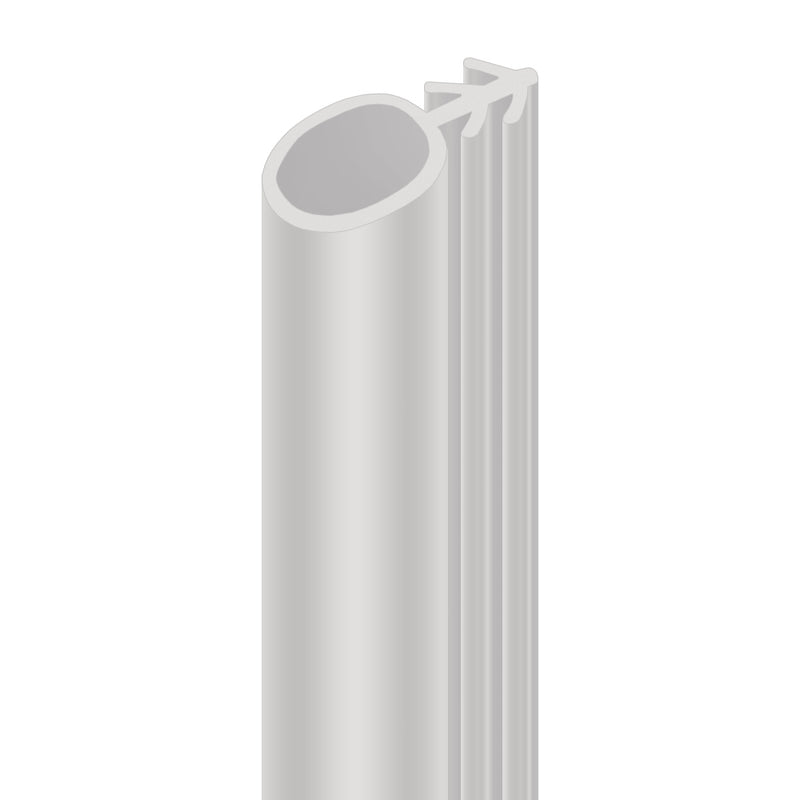 White Timber Weather Seal 8mm Bubble for Airtight & Waterproof Windows & Doors