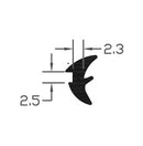 Industrial TPE Black Wedge Gasket Seal For Various Applications - 275m