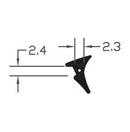 Professional TPE Black Wedge Gasket For Superior Sealing Solution - 500m