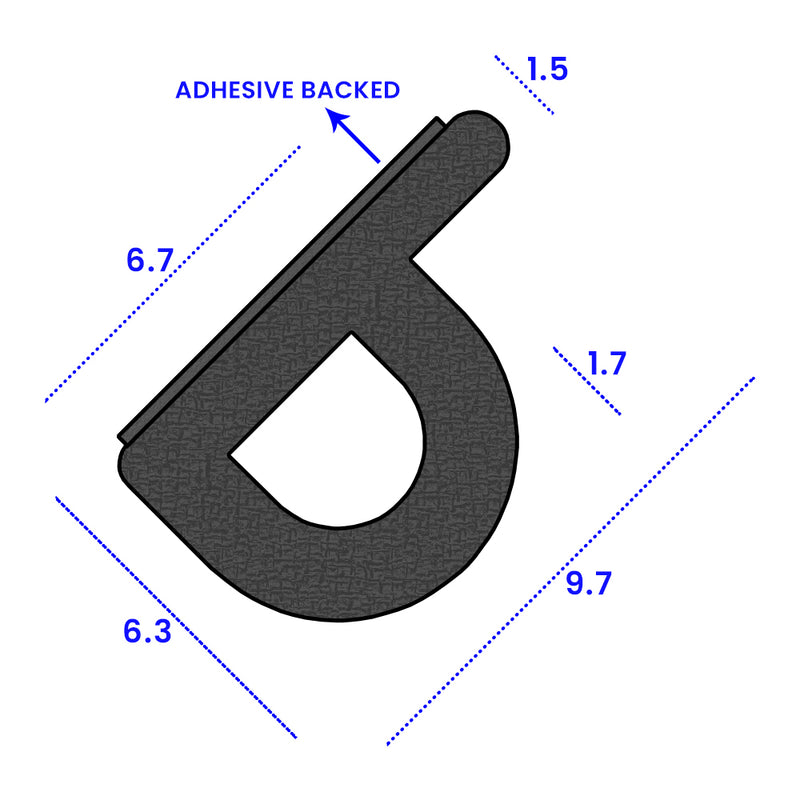 Watertight & Weatherproof! P Shape Sponge Seal for Windows & Doors