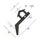 High-Quality 5mm Flipper Gasket – Easy Fit No Adhesive Needed!