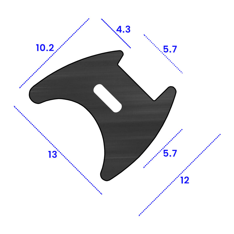 Watertight Glazing Wedge Gasket for Aluminium & uPVC – 6mm Gap