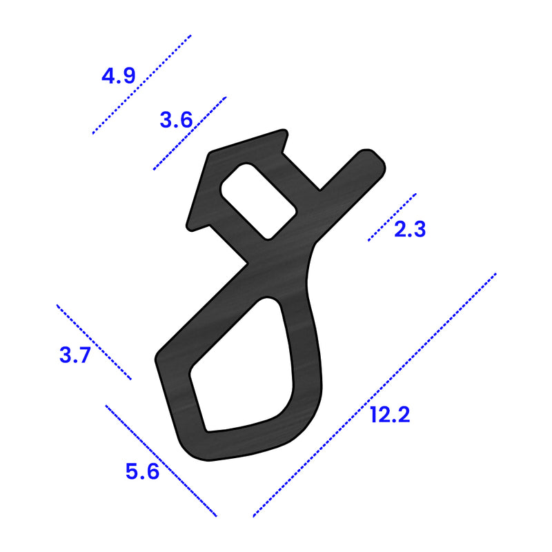 Premium Glazing Bubble Seal – 5.6mm Bulb for a Tight Fit