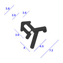 Flexible Flipper Gasket for Aluminium & uPVC Glazing – 3mm Slot