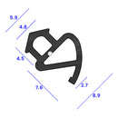 Anti-Stretch Bubble Gasket 7.6mm Bulb for Secure Fit in 5mm Slot