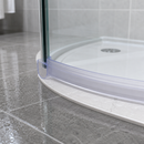 Clear Rigid PVC Shower Screen Seal for Curved Glass (850mm)