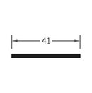 High Impact Black TPE 41mm Glazing Strip Industrial Applications