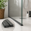 Magnetic Shower Screen Seal in Soft PVC for Easy Installation (Pair, 2000mm)