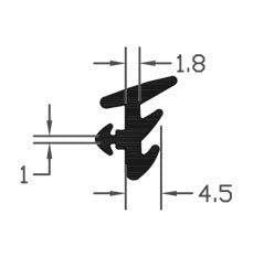 Ultra Durable TPE Black E Gasket For Long-Term Use - 200m