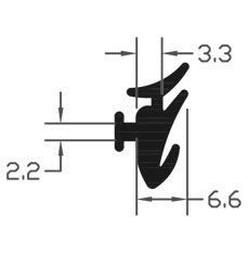 High Performance E Gasket Weatherproof Sealing Strip - 150m