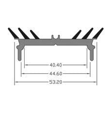 Industrial Grade PVC Black Pressure Plate For Various Applications - 5Pack