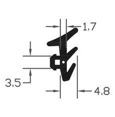 Highly Durable E-Gasket Seal For Windows & Doors - 150m