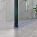 High Quality Rigid PVC Shower Screen Seal for Fixed Panels (800mm to 2500mm)