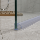 Rigid PVC Shower Screen Seal for Straight Glass Doors (Lengths of 800mm to 2000mm)