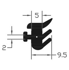 Professional TPE Black E Gasket Seal For Superior Sealing Solutions - 100m