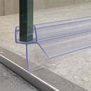 High-Quality Rigid PVC Shower Screen Seal for Bath & Shower Doors (800mm, 900mm, 1400mm, 2000mm)