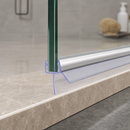 Chrome Shower Screen Seal for 8-10mm Glass (800mm, 900mm, 1400mm, 2000mm)
