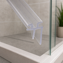Clear PVC Shower Seal for Bath Screens & Doors (900mm or 2000mm)