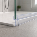 Clear Rigid PVC Shower Screen Seal for 4-6mm Glass (800mm, 900mm, 1400mm, 2000mm)