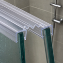 Clear Rigid PVC Shower Seal for Glass Thicknesses 6-8mm (900mm or 2000mm)