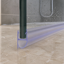 High Quality Rigid PVC Shower Screen Seal for Bathrooms (Various Lengths)