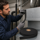 Expanded Neoprene Sponge Strip for Sealing and Insulation (10 Metre Length)
