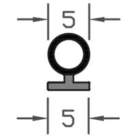 Professional Black TPE Flipper Gasket Seal For Superior Protection - 250m