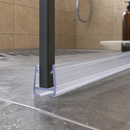 High Quality Rigid PVC Shower Screen Seal for Bath & Shower Doors (Lengths of 800mm to 2000mm)