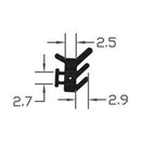 Heavy Duty TPE Black E Gasket Seal For Household Use - 200m