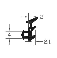 High Quality TPE Black E Gasket Seal For Superior Protection - 200m