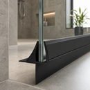 High-Quality Black Shower Screen Seal for Straight Glass (2000mm & 2500mm)