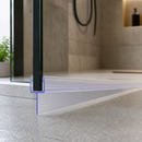 Tapered Shower Screen Seal for Straight Glass Installation (900mm)