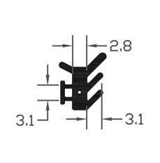 High Performance TPE Black E Gasket Seal For Reliable Protection - 150m