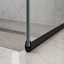 Black Shower Screen Seal for 4-6mm Glass Gaps (800mm, 900mm, 1400mm, 2000mm, 2500mm)