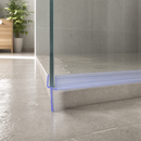 Tapered Shower Screen Seal for Uneven Gaps (900mm)