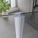 Vertical Shower Screen Seal for 10-12mm Glass Panels (Available Lengths: 800mm, 900mm, 1400mm, 2000mm)