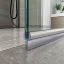 Chrome Shower Screen Seal for Straight Glass Installation (Available Lengths: 800mm, 900mm, 1400mm, 2000mm)