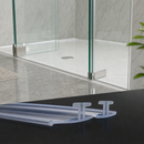 Bifold Shower Screen Seal with 8mm T Width for Vertical Glass Panels (900mm & 2000mm Options)
