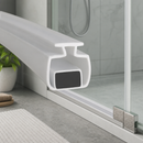 Magnetic Shower Screen Seal in Soft PVC for Easy Installation (Length 2000mm)