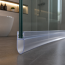 Curved Shower Screen Seal for 4-6mm Glass (850mm Length)
