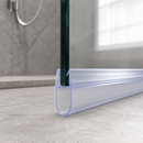 High Quality Rigid PVC Shower Screen Seal for Straight Glass (Available in Multiple Lengths)