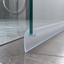 High-Quality Rigid PVC Shower Screen Seal for Water Splash Prevention (Lengths of 800mm to 2000mm)